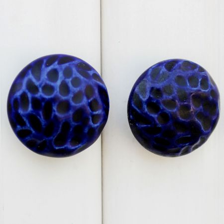 Navy Blue Solid Knob